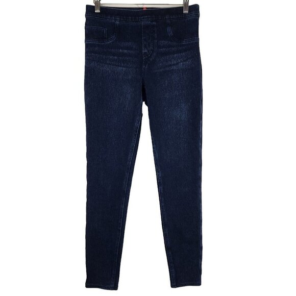 SPANX‎ Jean-ish Leggings Womens Medium 20018R Slimming Stretch Pull On Shaping - Picture 1 of 11